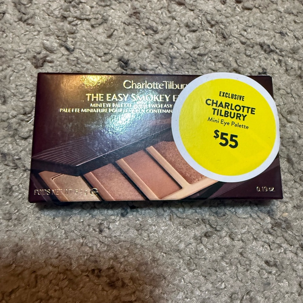 Charlotte Tilbury Easy Smokey Eye Palette with Brown and Gold Shades